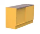 Meuble bas laqu Longueur 890mm ISOTECH - CLASSIC RFCB