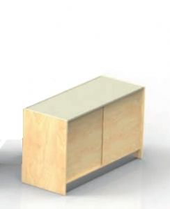 Meuble bas stratifi Longueur 760mm ISOTECH - PANECO RMJB