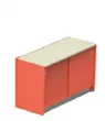 Meuble bas laqu Longueur 760mm ISOTECH - PANECO RMJB