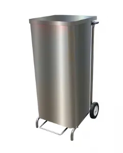 Poubelle inox carne 100 - 130 Litres