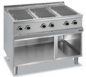 Fourneau 6 plaques carr�es sur placard ouvert MBM - MAGISTRA 700 MG7E6A77Q_PROMO