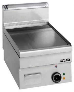 Plancha professionnelle lectrique lisse 1 zone MBM profondeur 600mm EFT46L