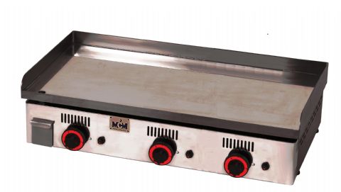 Plancha Électrique MOOTACO 3000W Professionnelle - Plaque Inox 54x30cm Avec Bac à Graisse | Pour Restaurant Et Maison