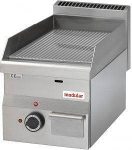 Plancha professionnelle électrique rainurée 1 zone MODULAR Plancha professionnelle électrique rainurée 1 zone MODULAR