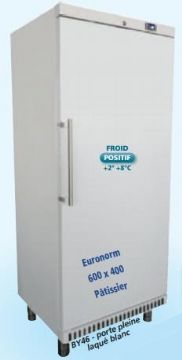 Armoire pâtissière positive blanche 1 porte 600x400mm Armoire pâtissière positive blanche 1 porte 600x400mm