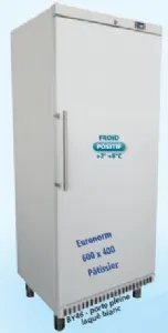 Frigo patisserie positif blanche 1 porte 600x400mm BY46RW