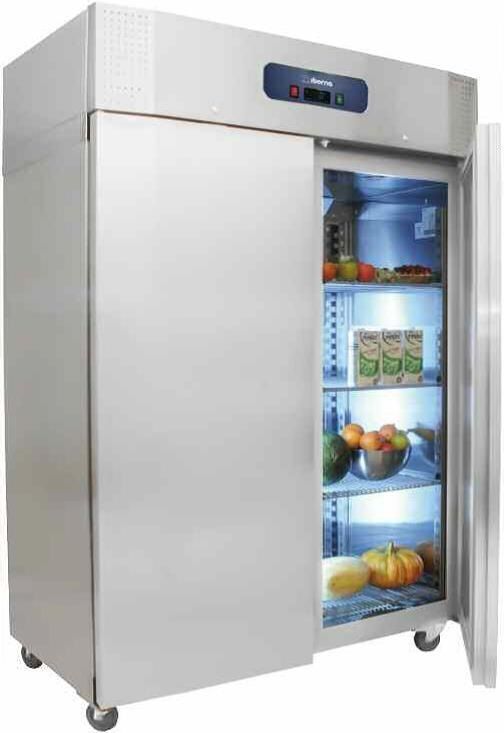 Frigo professionnel inox 2 portes GN2/1 négative démontable IBERNA — free download