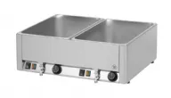 Bain-marie lectrique double avec robinet de vidange REDFOX