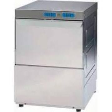 Lave-verres professionnel porte double paroi panier 40x40cm Lave-verres professionnel porte double paroi panier 40x40cm