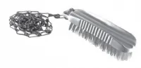 Brosse multi-usage avec chaîne inox longueur 1 mètre