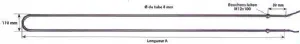 440W - 230V - Long A = 760mm