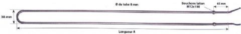 370W - 230V - Long A = 638mm
