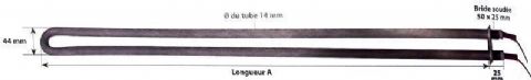 750W / Long A = 477mm - Cable : 1.5mm x 2m