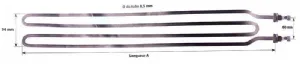 Resistance d'appareil  bue adaptable sur four  sole Tibiletti 2000W 400V Longueur 1129mm