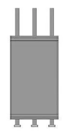 Toile d'enfourneur adaptable sur POLIN 3405x560 mm
