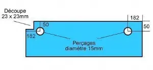 18 x 16,5 mm, joint silicone pour portes et vitres de four