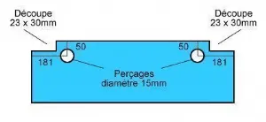 Vitre de four adaptable sur PAVAILLER VF13