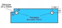Vitre de four adaptable sur PAVAILLER
