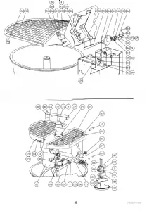 Pi�ces d�tach�es pour p�trin � bras oblique boulangerie