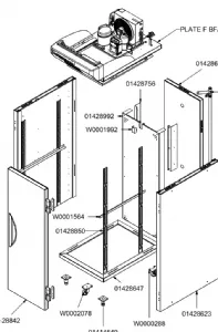 Pi�ces d�tach�es pour armoire de pousse