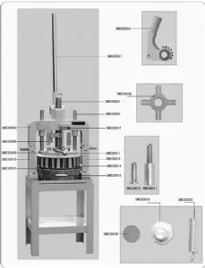 Pi�ces d�tach�es pour diviseuse manuelle boulangerie