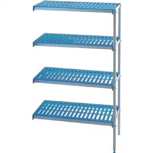 Rayonnage angulaire en aluminium 4 niveaux 845x400x1750 RAA/084-4/EF_PROMO