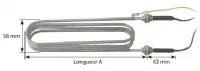 Rsistance pour chambre de pousse 1000W 230V longeur 250mm