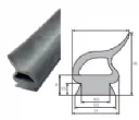Joint silicone pour porte de four modle SALVA Longueur 5m