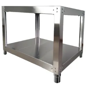 Support inox pour four NRP/04 & LFD-04 Dimensions : 1040 x 820 x 1010/1070 SAT/04