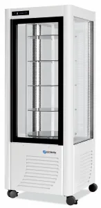 Vitrine réfrigérée 4 faces vitrées positive ventilée SCAIOLA - 400G
