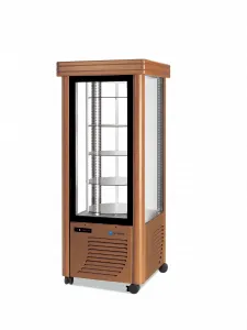 Vitrine réfrigérée 4 faces vitrées positive ventilée SCAIOLA - 400G BAROCCO en stock