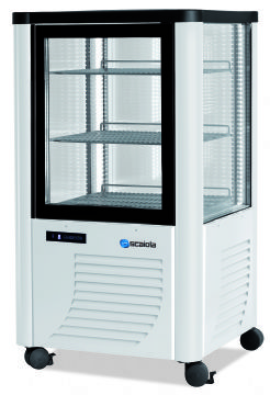 Vitrine réfrigérée 4 faces vitrées positive ventilée SCAIOLA Vitrine réfrigérée 4 faces vitrées positive ventilée SCAIOLA