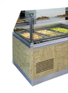 Vitrine chaude bain marie Longueur 1300mm BELLINI - BEL1250 BM