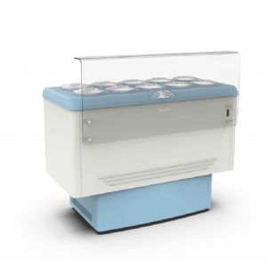 Vitrine réfrigérée à crème glacée 10 bacs DOLCE VITA Vitrine réfrigérée à crème glacée 10 bacs DOLCE VITA