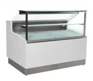 Vitrine rfrigre STUART avec rserve - Longueur 1450mm - STUA15/BLANC STUA15/WHITE