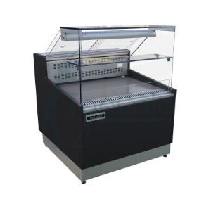 Vitrine réfrigérée STUART avec réserve - Longueur 950mm - STUA10/NOIR Vitrine réfrigérée STUART avec réserve - Longueur 950mm - STUA10/NOIR