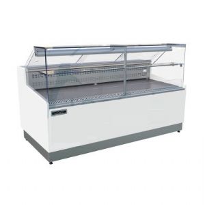 Vitrine rfrigre STUART avec rserve - Longueur 1950mm - STUA20/BLANC