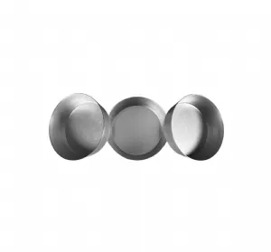 Moules � g�teaux en aluminium rond � bord droit en lot
