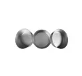Moules � g�teaux en aluminium rond � bord droit en lot