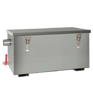 Bac  graisse professionnel inox 20 litres avec couvercle VIRTUS GGZ0003/W