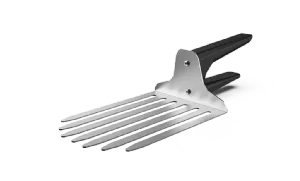 Spatule en aluminium 365 x 300 (l x p) avec poign�e ergonomique et syst�me de protection thermique Spatule � dents UNOX XUC168