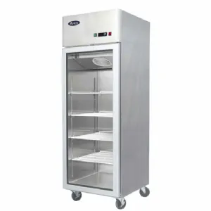 Frigo professionnel positive 1 porte vitre 410 Litres ATOSA - YCF9401GR