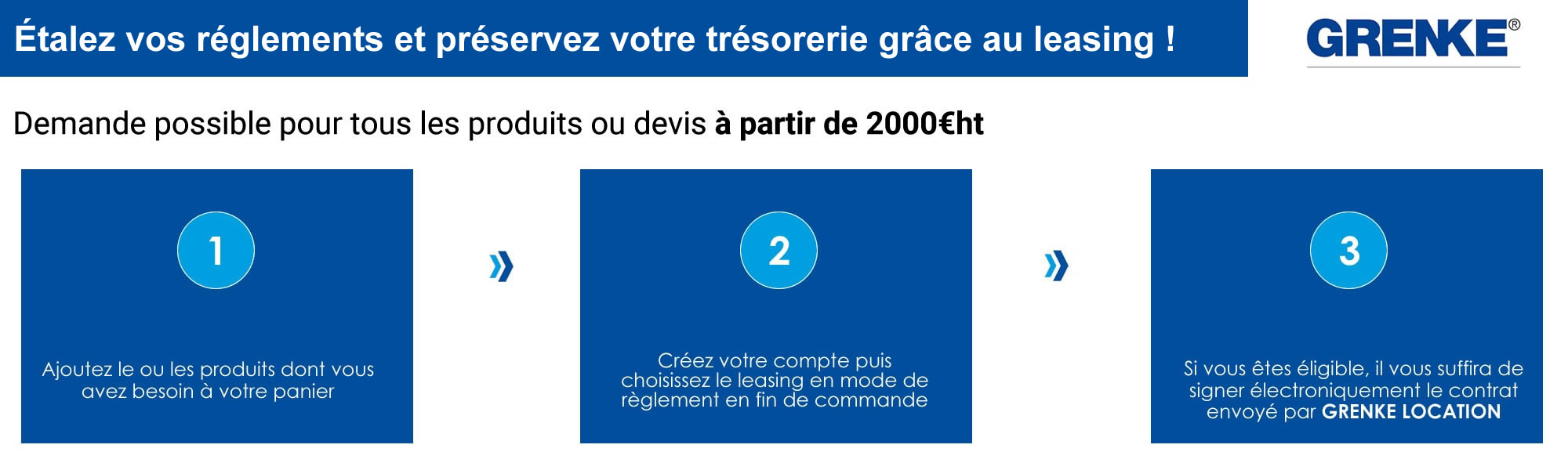 Etalez vos réglement et préservez votre trésorerie grâce au leasing !